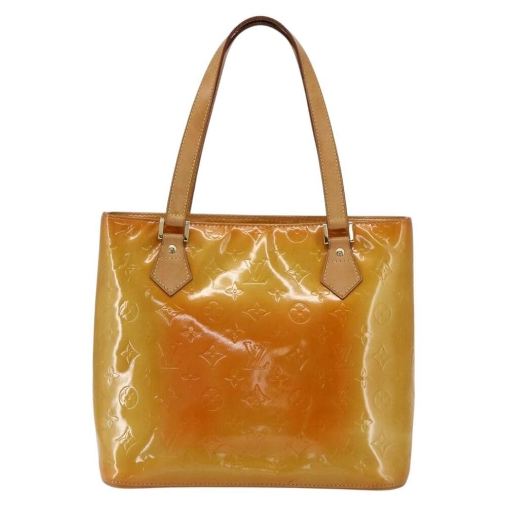 Louis Vuitton Monogram Vernis Houston Handbag Yellow